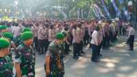 Personel Kodim 0833/Kota Malang apel gabungan pengamanan Hari Buruh Internasional 2024. (ist) - Personel Kodim 0833/Kota Malang Apel Gabungan Pengamanan Hari Buruh Internasional 2024