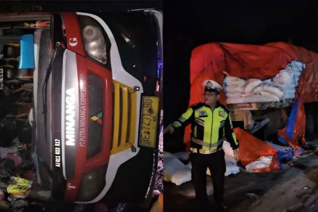 Bus Study Tour SD di OKU Timur Sumsel Kecelakaan, Dua Meninggal dan Puluhan Terluka