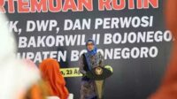 Pj Ketua TP PKK Kabupaten Bojonegoro, Dian Adiyanti. (Humas Pemkab Bojonegoro) - Kabupaten Bojonegoro Jadi Tuan Rumah Pertemuan PKK, DWP, Perwosi se-Bakorwil II