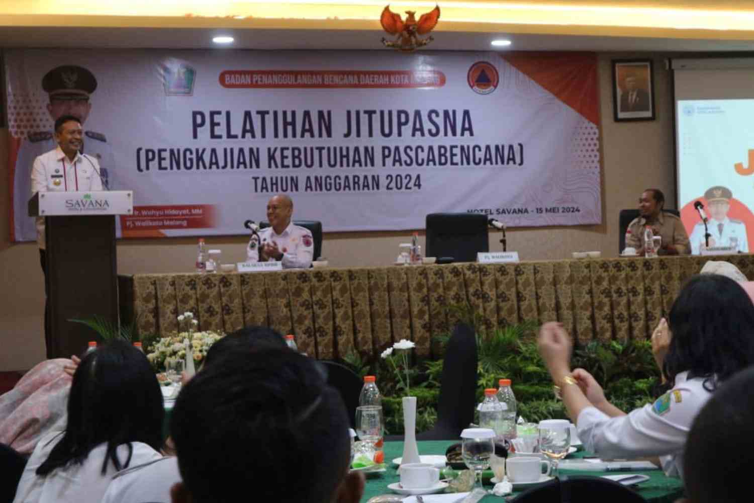 Pj Wali Kota Malang Apresiasi Pelatihan Pengkajian Kebutuhan Pascabencana