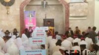 Pj Wali Kota Malang, Dr Ir Wahyu Hidayat MM menyampaikan sambutan. (ws11) - Begini Pesan Pj Wali Kota Malang Kepada 237 CJH KBIH Aisyiyah