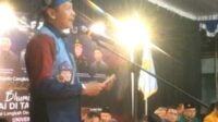 Pj Wali Kota Malang saat memberikan sambutan, Jum'at (3/5/2024). (ws11) - Pj Wali Kota Malang Serukan Pilkada Damai