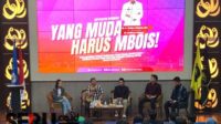 Pj Wali Kota Malang sebagai pembicara Talkshow Anak Muda Ambil Peran: Melihat Potensi Kota Malang sebagai Ladang Bisnis Generasi Muda. (ws11) - Pj Wali Kota Malang Komitmen Dukung Bisnis Anak Muda