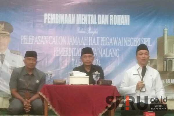 Lepas 35 CJH ASN, Pj Wali Kota Malang Berharap Ibadah Lancar Berbuah Kebajikan