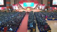 Prosesi wisuda UM periode 124. (rhd) - UM Lepas 2.535 Lulusan dalam Wisuda Periode 124 dan 125
