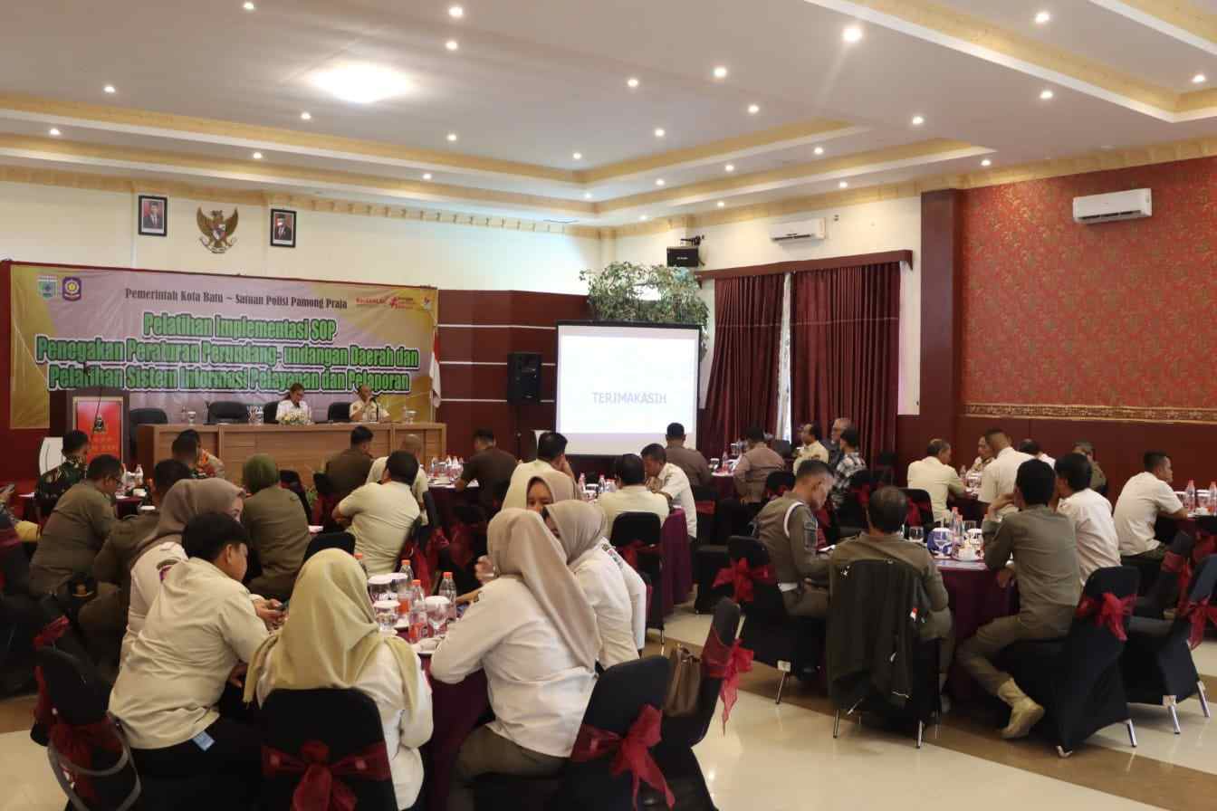 Satpol PP Kota Batu Gelar Pelatihan dan Operasi Gabungan, Tingkatkan Penegakan Perda