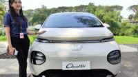 Tampilan elegan Cloud EV cukup menyita perhatian publik. (rhd) - Wuling Launching Cloud EV, Mobil Listrik Paling Nyaman dan Luas