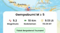 Gempa Lumajang M 5,2 Dirasakan Cukup Kencang di Pesisir Jember