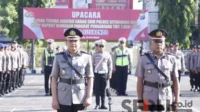 Kapolres Situbondo Pimpin Sertijab Kabag SDM dan Kenaikan Pangkat Pengabdian Kapolsek Banyuputih