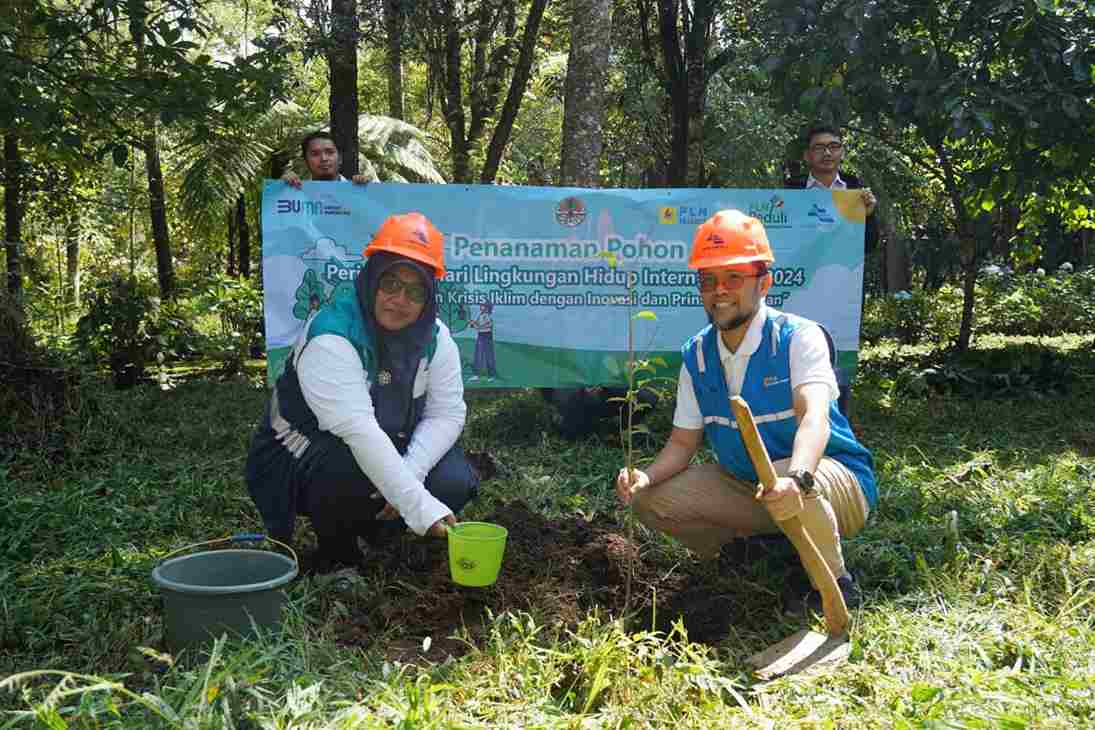 Rayakan Hari Lingkungan Hidup, Kolaborasi PJT I dan PT PLN NP Tanam 10 Ribu Bibit di Arboretum Sumber Brantas