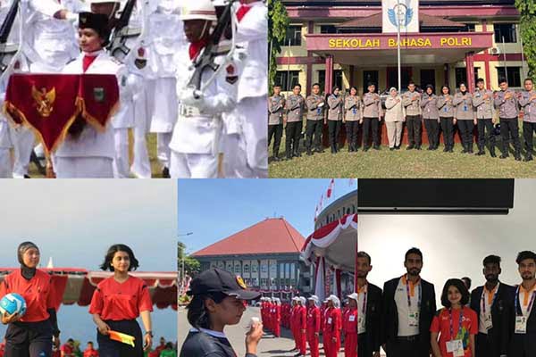 Briptu Lintang dengan berbagai aktifitas dan prestasinya. (ist) - Polres Batu Beri Apresiasi Briptu Lintang dengan Segudang Prestasinya di Hari Bhayangkara ke-78