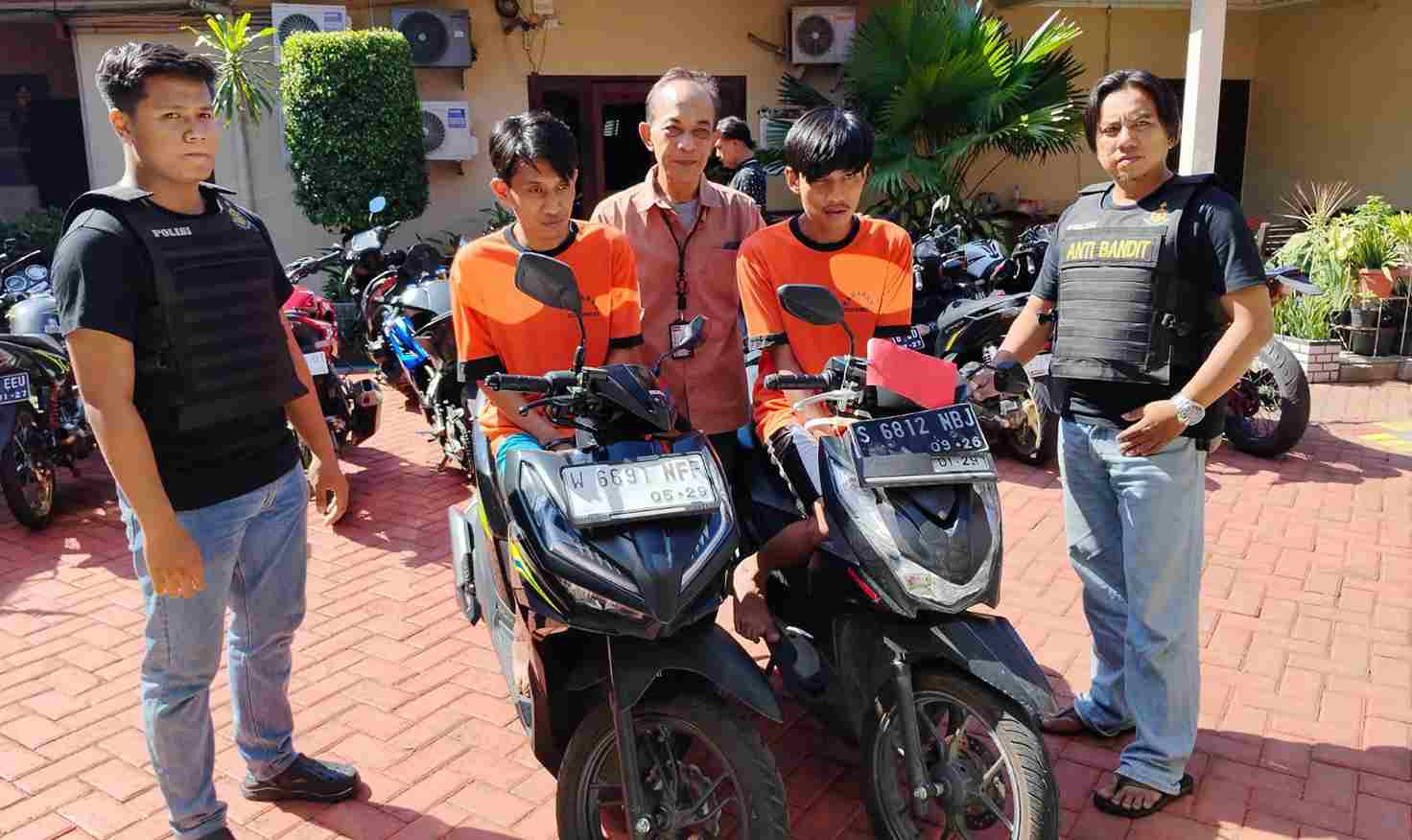 Dua Pemuda Diamankan Polisi Usai Kedapatan Mencuri Motor