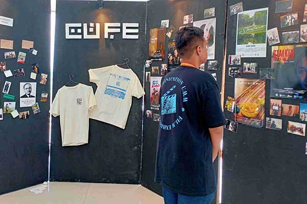 Festival film karya mahasiswa Ilmu Komunikasi UMM diputar di MCC. (afi) - CUFE 2.0 Sukses Suguhkan 11 Potret Kebahagiaan Berbeda Bagi Penonton