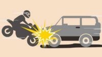 Ilustrasi kecelakaan lalu lintas. (ist) - Tergelincir Tumpahan Solar, Mobil Pickup Tabrak Dua Sepeda Motor