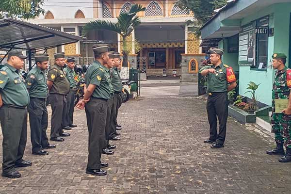 Kasdim 0833/Kota Malang Verifikasi Koramil 0833/Klojen. (ist) - Kasdim 0833/Kota Malang Verifikasi Koramil 0833/Klojen