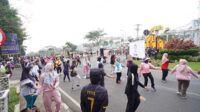 Kegiatan CFD KWB yang baru dibuka kembali. (ist) - Pj Wali Kota Batu Kembali Hidupkan CFD KWB Setelah Empat Tahun Mati Suri