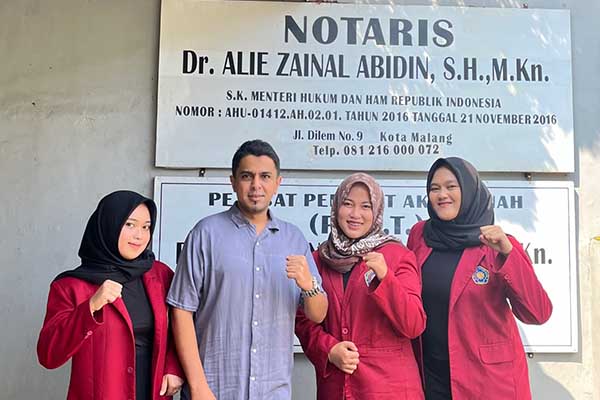 Membangun Masa Depan: Keseruan dan Tantangan Magang Mahasiswi FH UMM di Kantor Notaris & PPAT Dr. Alie Zainal Abidin, S.H., M.Kn.