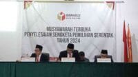 Musyawarah terbuka penyelesaian sengketa dilakukan di kantor Bawaslu Kota Malang. (afi) - Tim Hukum Paslon Sam HC-Rizky Boncell Minta Tiga Alternatif dan Sebut Silon Bermasalah