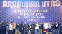Pembukaan Munas Arema oleh Exco PSSI, Arya Sinulingga, Pj Wali Kota Malang, Bupati Malang dan seluruh calon Presidium Aremania serta keluarga korban Tragedi Kanjuruhan. (ws11) - Munas Aremania Utas, Ovan Tobing: Jangan Terulang Lagi