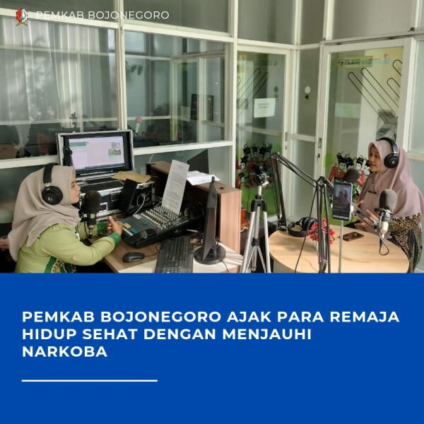 SAPA Malowopati FM Ajak Remaja Bojonegoro Hidup Sehat Tanpa Narkoba