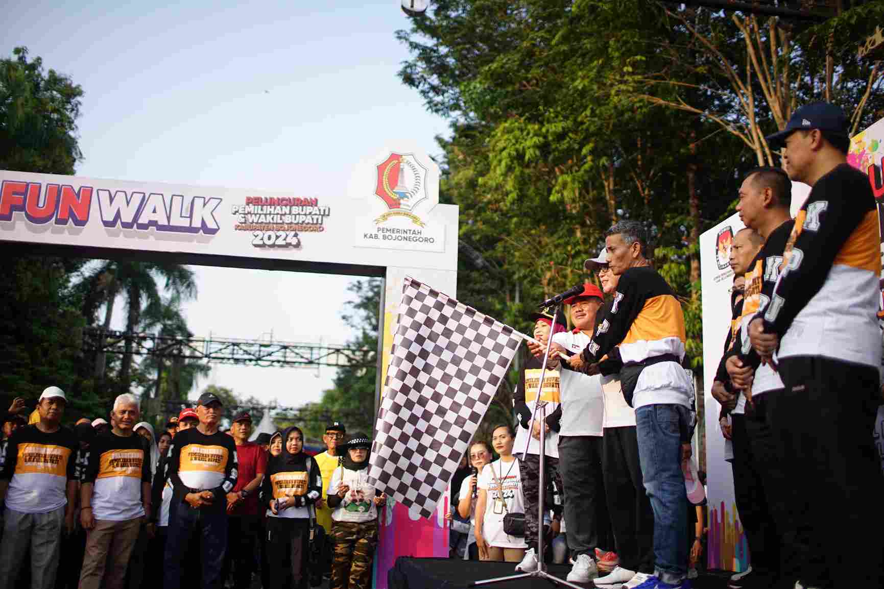 Hadiri Peluncuran Tahapan Pilkada, Pj Bupati Bojonegoro Dorong Warga Gunakan Hak Pilih