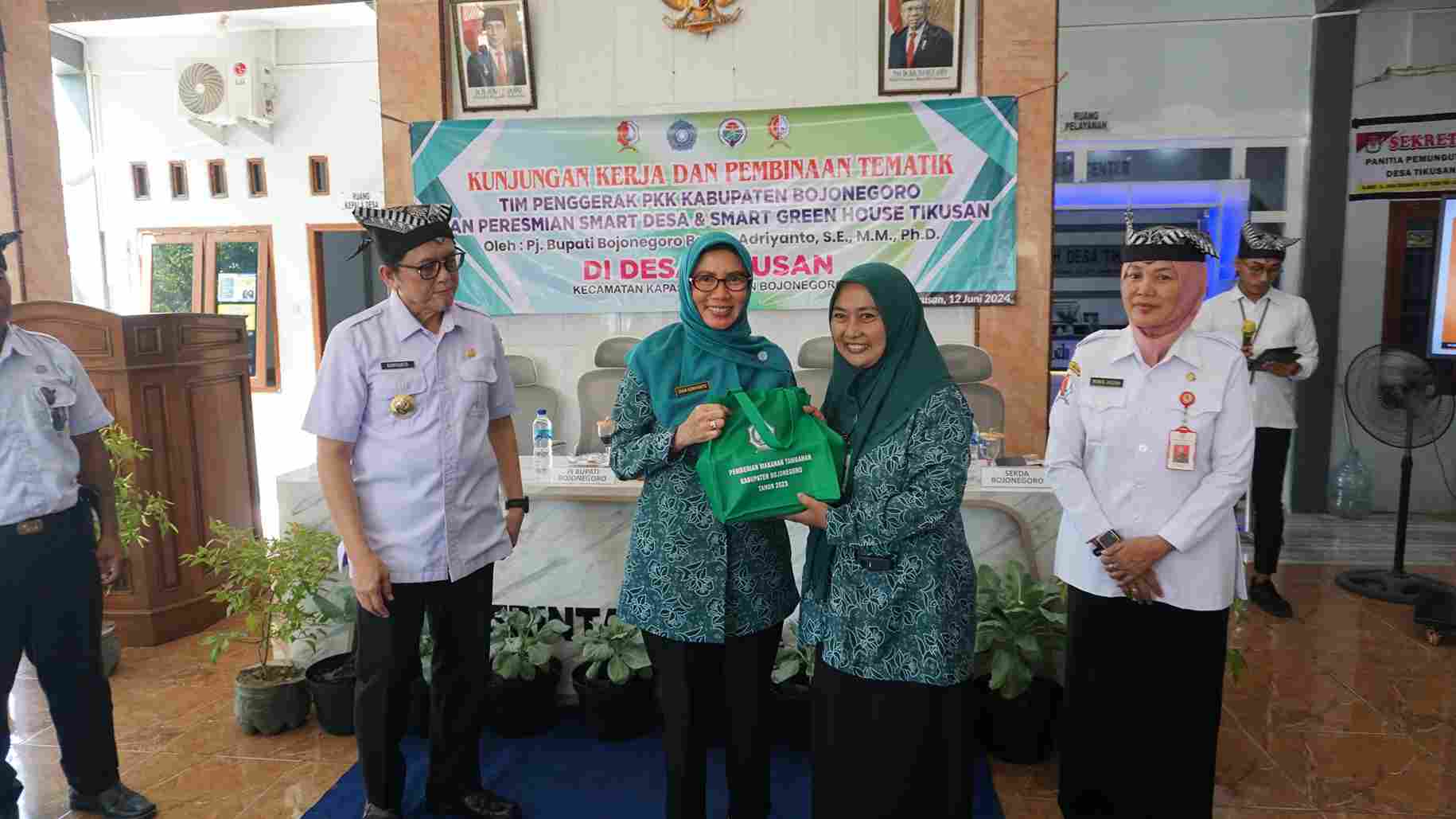 Pj Ketua PKK Bojonegoro Dorong Pemanfaatan Pekarangan untuk Ketahahan Pangan