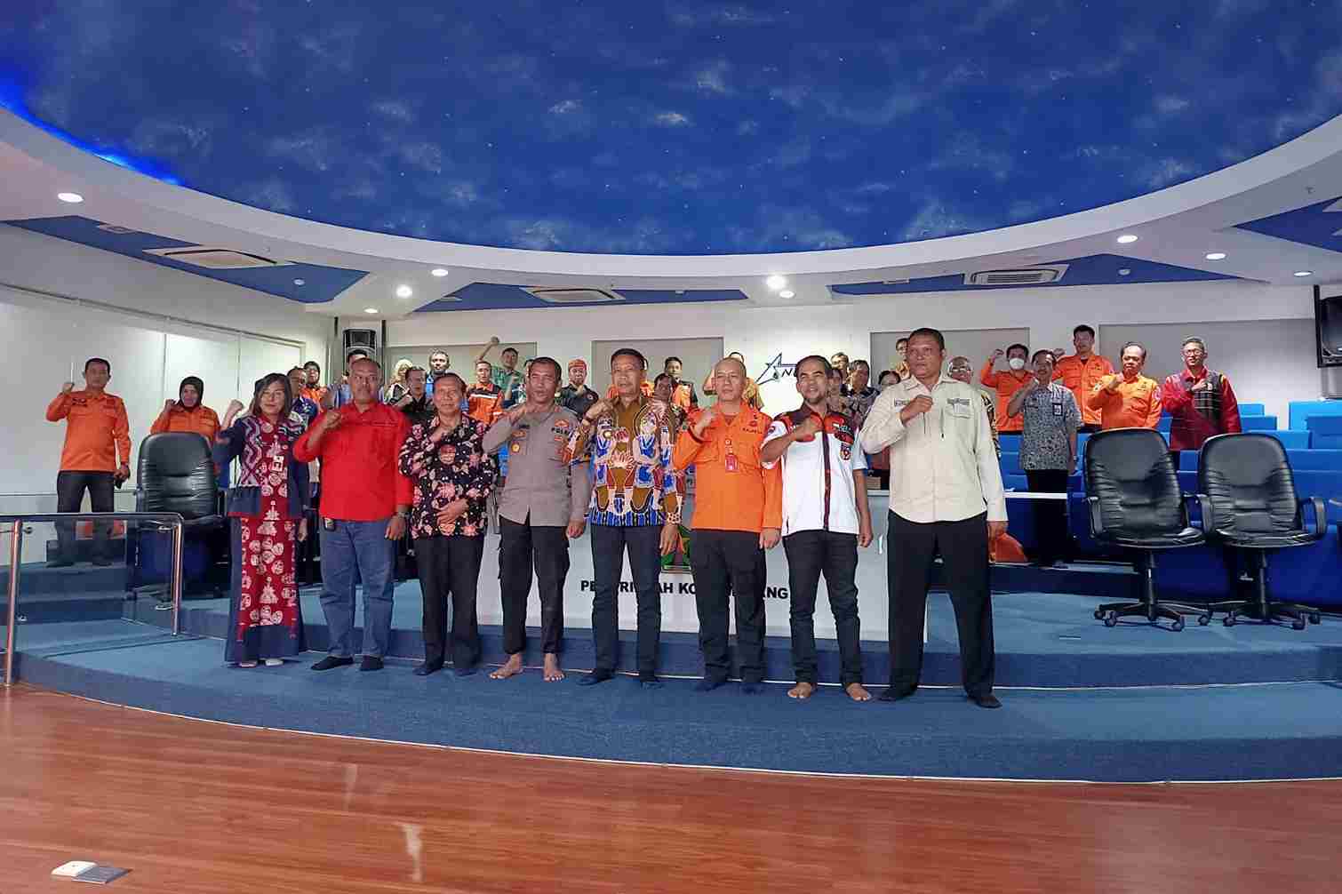 Tingkatkan Pelayanan, Pj Wali Kota Malang Launching Layanan Kebencanaan Pentahelix