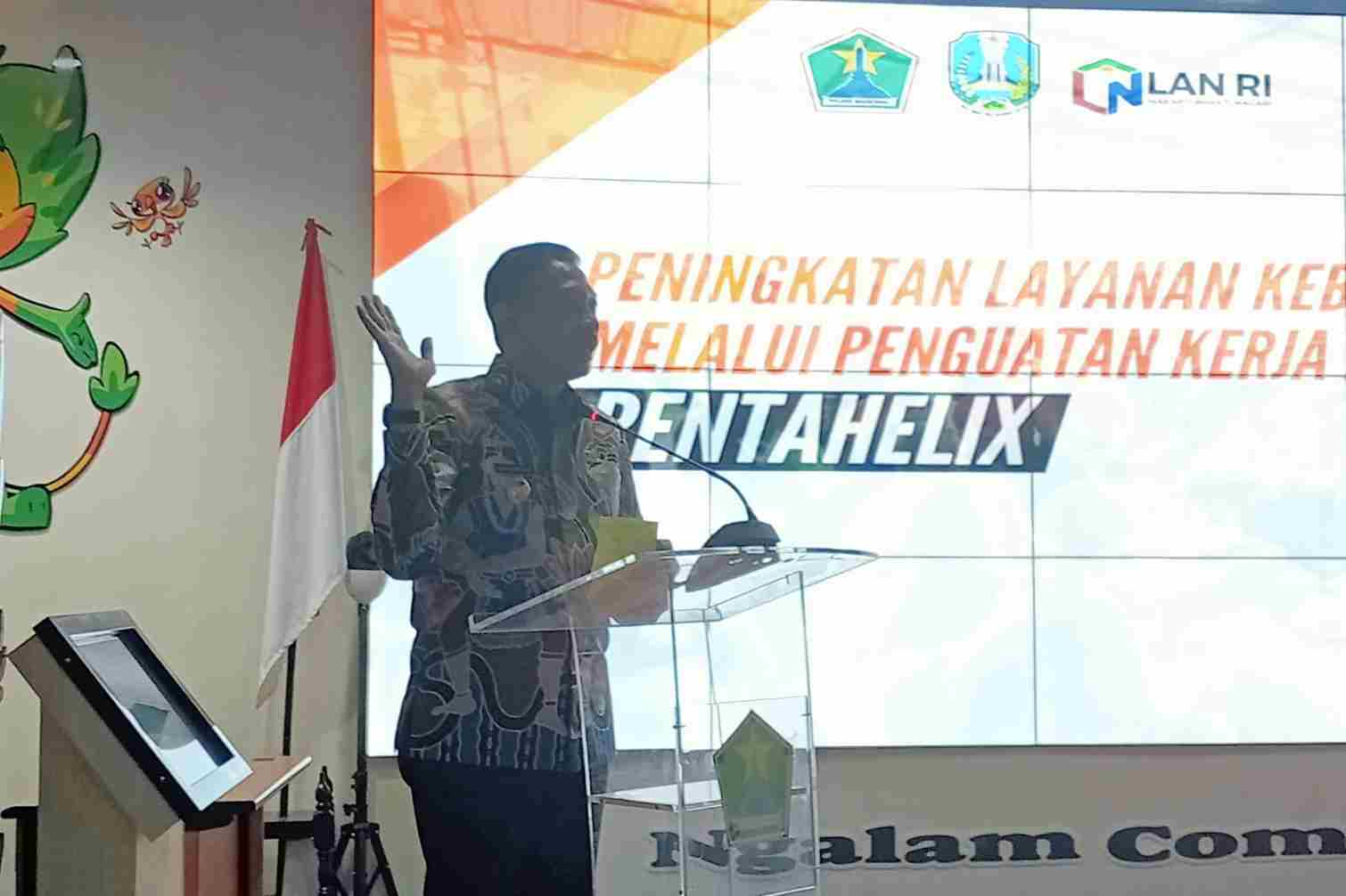 Tingkatkan Pelayanan, Pj Wali Kota Malang Launching Layanan Kebencanaan Pentahelix