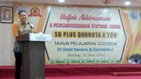 Lepas 76 Siswa SD Plus Qurrota A'yun, Pj Wali Kota Malang: Terima Kasih Konsistensi Pendidikan Berkualitasnya