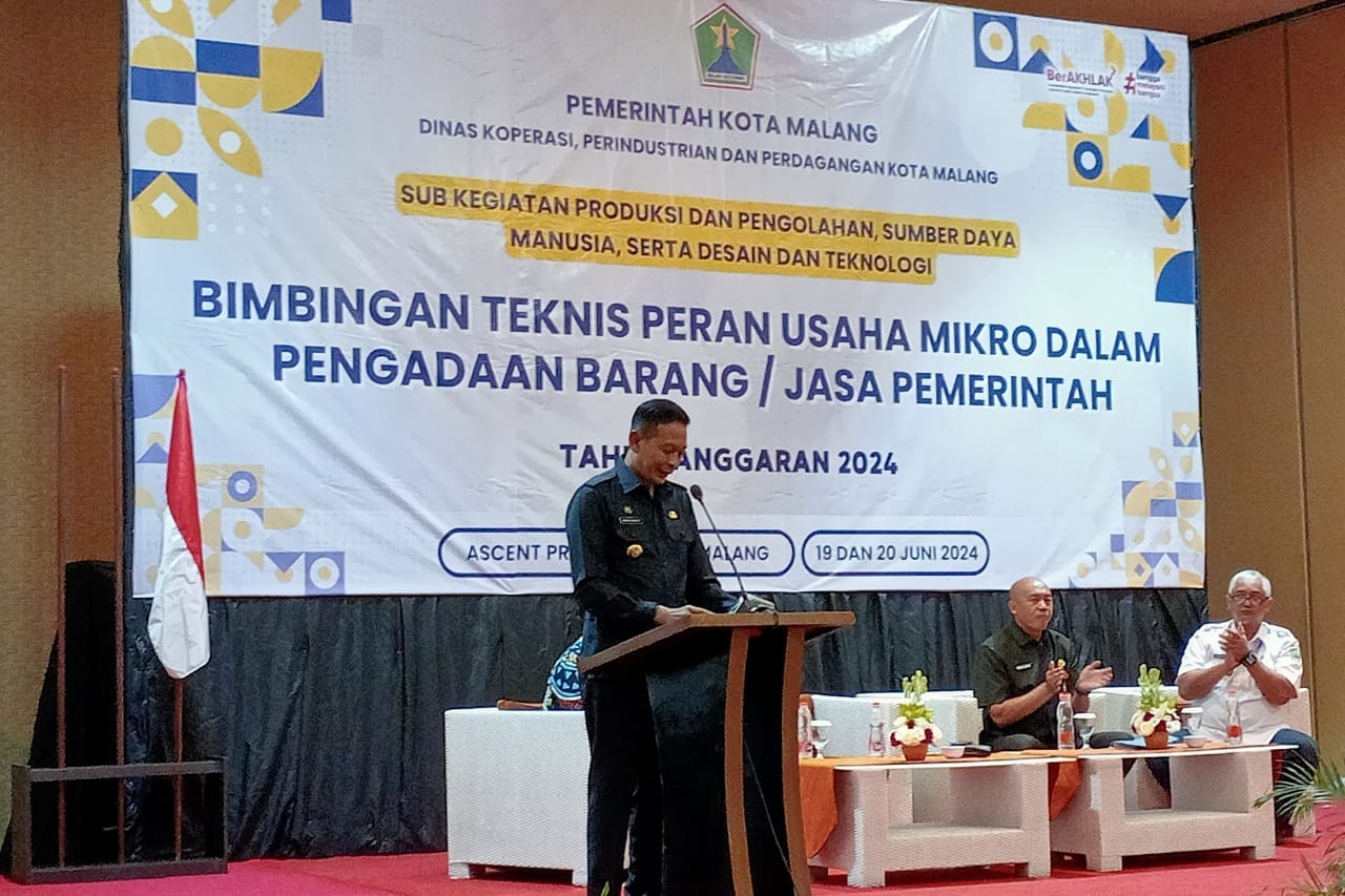 Lewat Bimtek Pengadaan Barja, Pj Wali Kota Malang Berharap Pelaku Usaha Mikro Naik Kelas