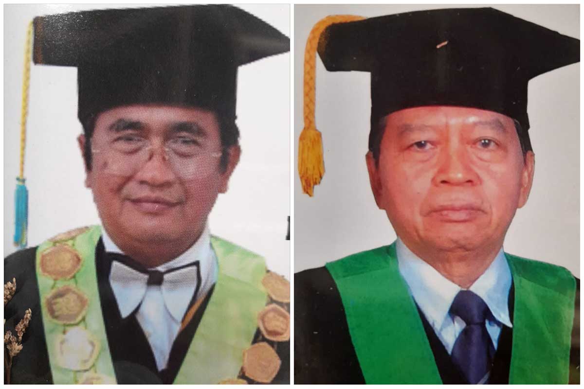 Prof Dr Ir Bambang Guritno dan Prof Ir Wani Hadi Utomo PhD. (ist) - Unitri Tribute 50 Tahun Mengabdi kepada Prof Bambang Guritno dan Prof Wani Hadi Utomo