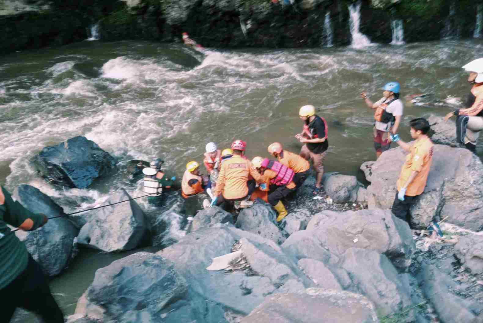 Dimas Yang Hilang saat Latihan Keterampilan Rescue Ditemukan Meninggal di Dam Bloboh