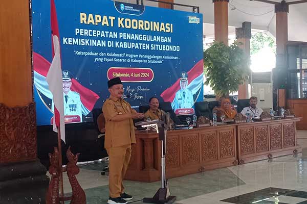 Rakor percepatan penanggulangan kemiskinan. (Seru.co.id/aza) - Pemkab Situbondo Targetkan Zero Kemiskinan Ekstrem Tahun 2024