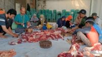 Lewat Semangat Berkurban, DPC PKS Sukun Menyembelih 4 Ekor Sapi dan 9 Ekor Kambing
