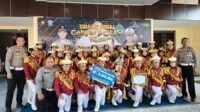 Tim Pocil Polres Baru berfoto setelah dinobatkan sebagai The Best Tim Pocil se- Polda Jatim. (ist) - Pocil Polres Batu Juara The Best Tim Work Tingkat Polda Jatim