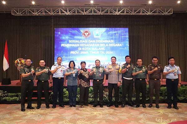 Dandim 0833/Kota Malang hadiri Sosialisasi Pembinaan Kesadaran Bela Negara. (ist) - Dandim 0833/Kota Malang Hadiri Sosialisasi Pembinaan Kesadaran Bela Negara