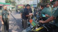 Dandim 0833/Kota Malang Bersama Tim Periksa Kelengkapan Kendaraan Dinas Anggota
