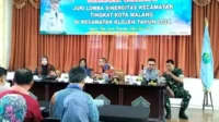 Danramil Klojen Turut Sambut Tim Juri Lomba Sinergisitas Forkopimcam