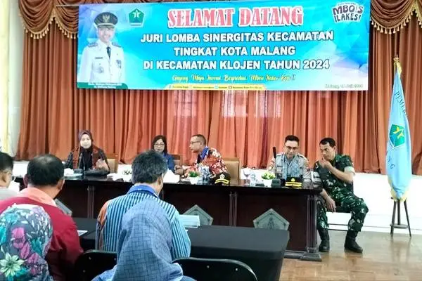 Danramil Klojen Turut Sambut Tim Juri Lomba Sinergisitas Forkopimcam