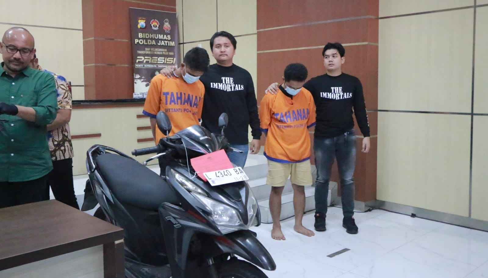 Polda Jatim Ringkus 2 Tersangka Jambret yang Tewaskan Mahasiswi UINSA