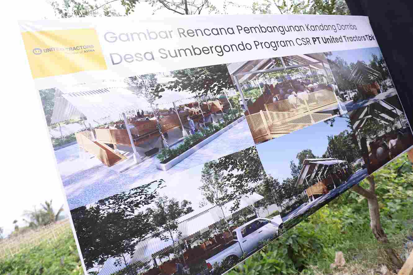 Program CSR United Tractors Bangun Kandang Komunal Domba di Desa Sumbergondo Kota Batu