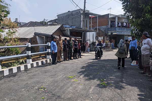 Jembatan Jalan Tirto Taruno Desa Landungsari, Kecamatan Dau yang sudah diperbaiki dan bisa dilewati masyarakat. (ist) - Jembatan Tirto Taruno Rampung Diperbaiki, Diharapkan Perputaran Ekonomi Semakin Pesat