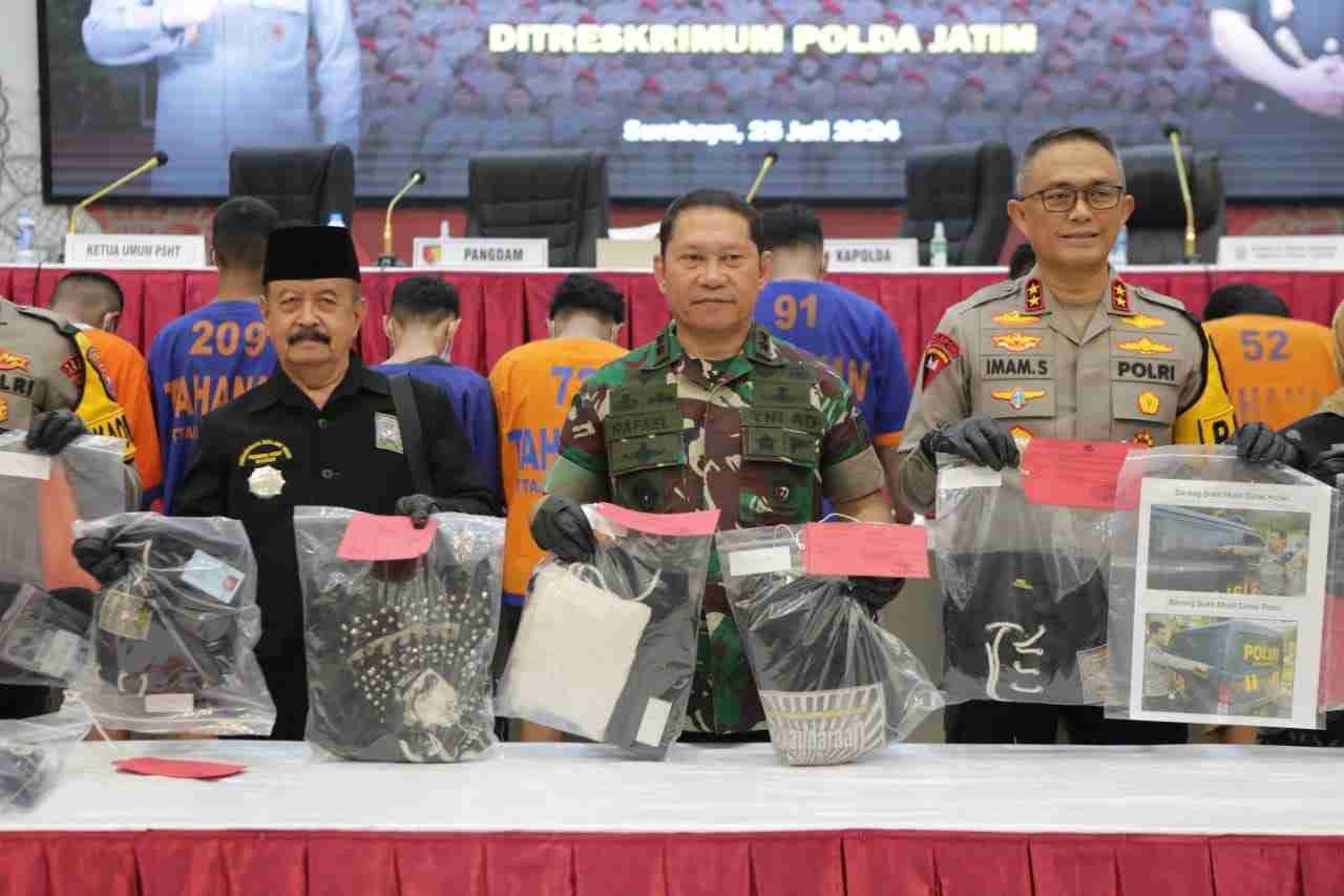 Keroyok Polisi, 13 Oknum Anggota PSHT Jember Ditetapkan Tersangka