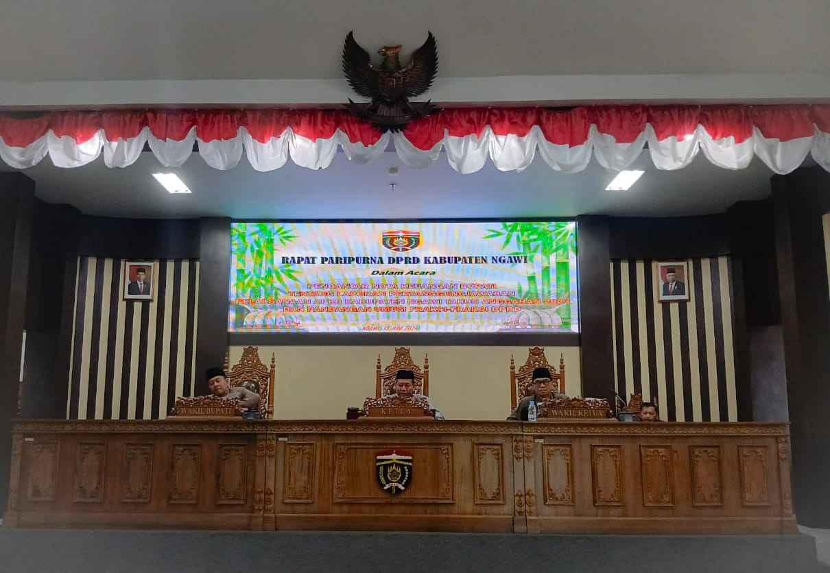 DPRD Ngawi Beri Sederet Catatan Terkait LKPJ Bupati 2023