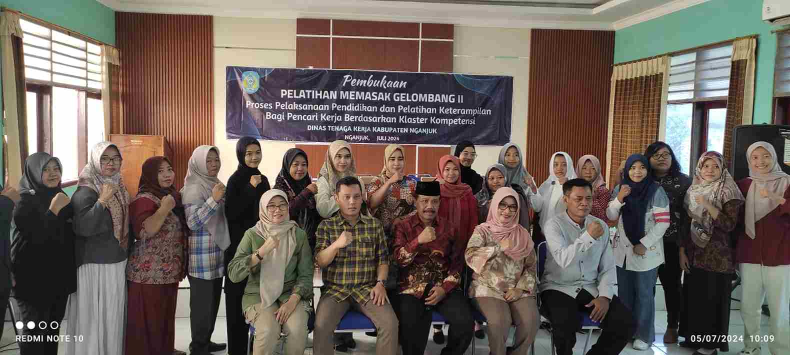 Disnaker Kabupaten Nganjuk Kembali Menggelar Pelatihan Memasak Gelombang II