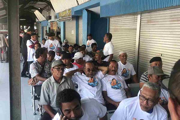 Para sopir angkot saat mengikuti audiensi bersama Pj Wali Kota Malang. (afi) - Pj Wali Kota Malang Siap Berikan Solusi Curhatan Sopir Angkot Terminal Arjosari