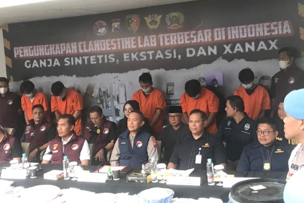 Ungkap Clandestine Lab Terbesar di Indonesia, Komitmen Polri Selamatkan Generasi Muda