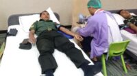 Penuhi Stok, Personel Kodim 0833/Kota Malang Sumbangkan Darah