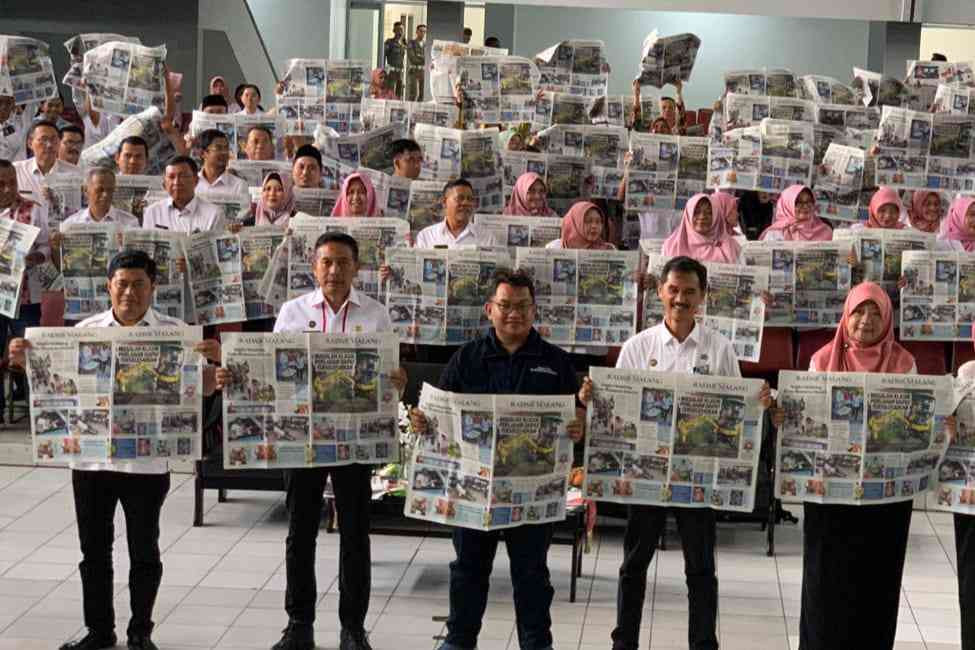 Lawan Hoaks, Pj Wali Kota Malang Gelar Edukasi Media Massa Bagi Kepala Sekolah se-Kota Malang