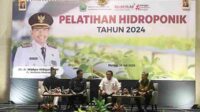Pj Wali Kota Malang gelar pelatihan hidroponik di hotel Grand Mercure. (afi) - Buka Pelatihan Hidroponik, Pj Wali Kota Malang Berharap Menambah Pendapatan Masyarakat
